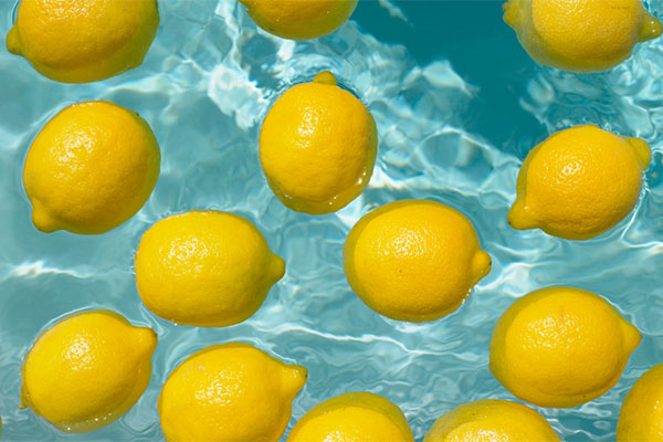 Zitrone gegen Pickel