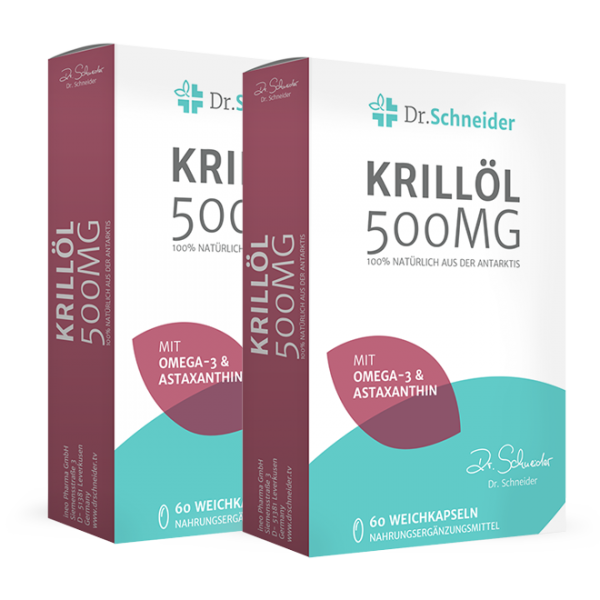 DOPPELPACK - Dr. Schneider Krillöl 500 mg (60er)